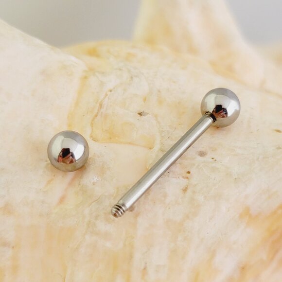 14G Black Cat Surgical Steel Clear CZ Gem Nipple Shield piercing jewelry - Picture 5 of 5